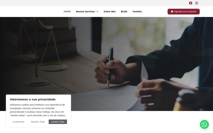 Screenshot of advogadouberlandia.com.br