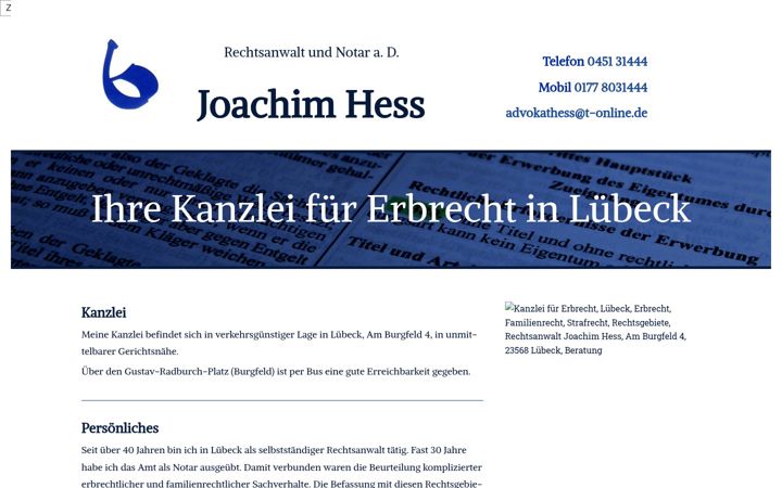 Screenshot of advokat-hess.de