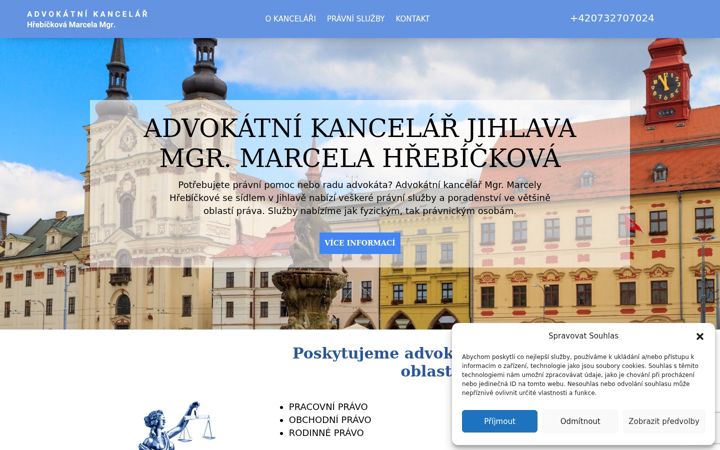 Posnetek zaslona advokat-jihlava.cz