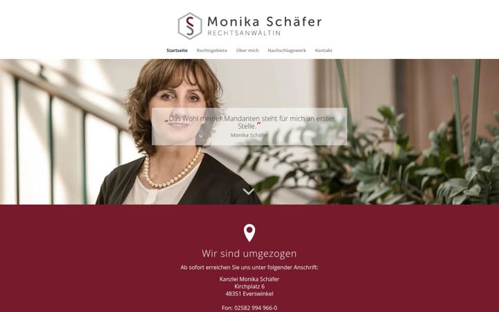 Screenshot ta' advokat-schaefer.de