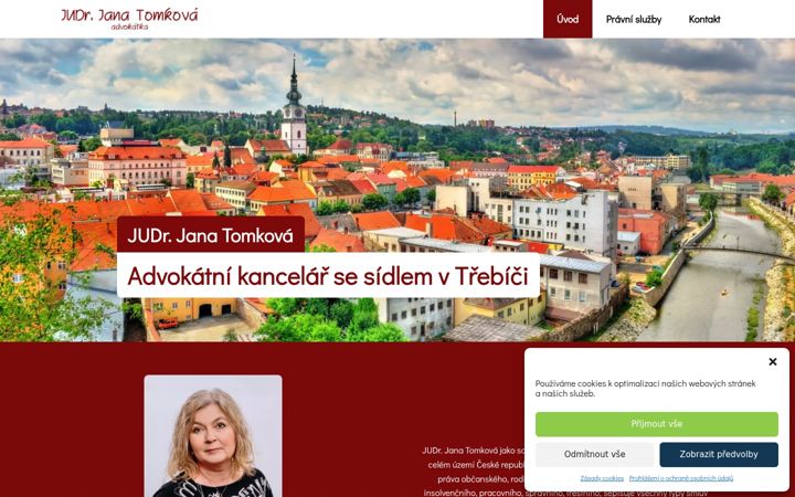 Screenshot von advokat-tomkova.cz