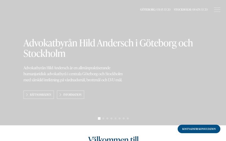 Captura de pantalla de advokatandersch.se