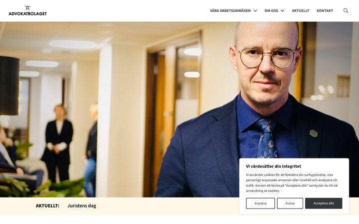Zrzut ekranu advokatbolaget.nu