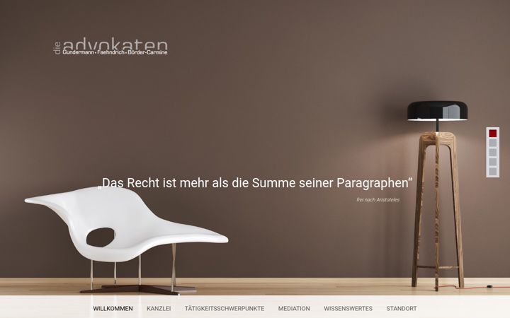 Screenshot of advokaten-hameln.de