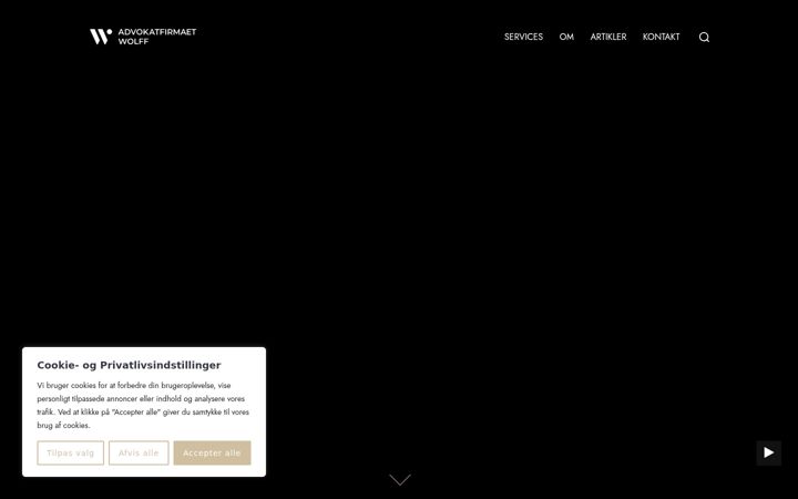 Képernyőkép: advokatfirmaet-wolff.dk