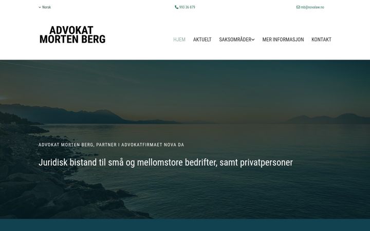 Képernyőkép: advokatmberg.no