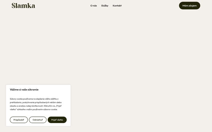 Screenshot of advokatslamka.sk