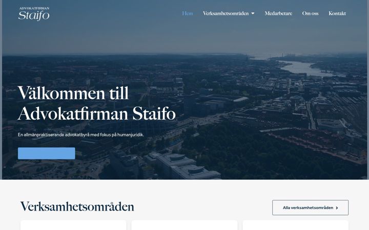 Screenshot of advokatstaifo.se