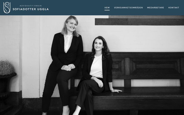Screenshot of advokatuggla.se