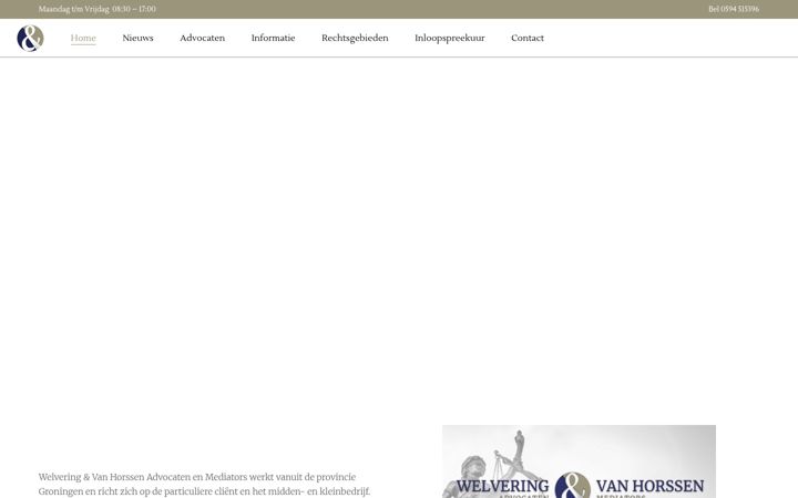 Screenshot di advoleek.nl