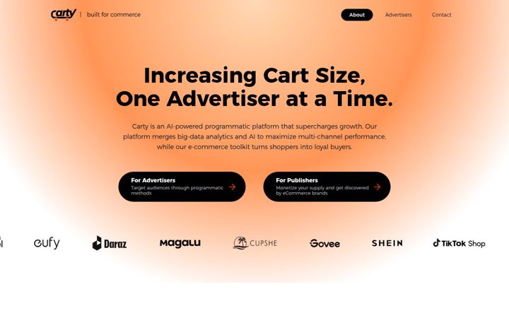 Snimka zaslona za advolve.io