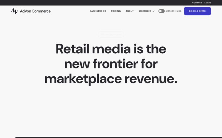 Screenshot of advoncommerce.com