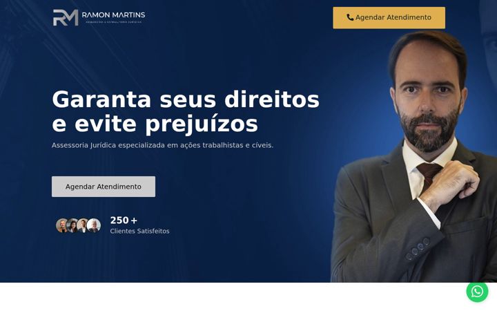 Screenshot of advramonmartins.com.br