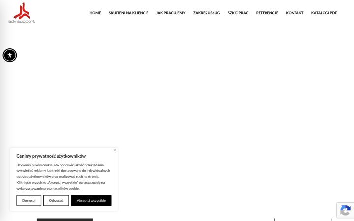 Zrzut ekranu advsupport.pl