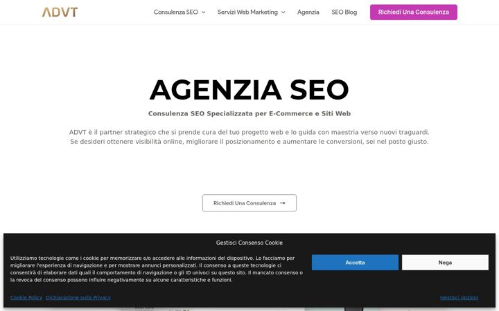 Screenshot of advt.it