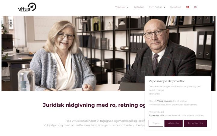 Screenshot of advvitus.dk