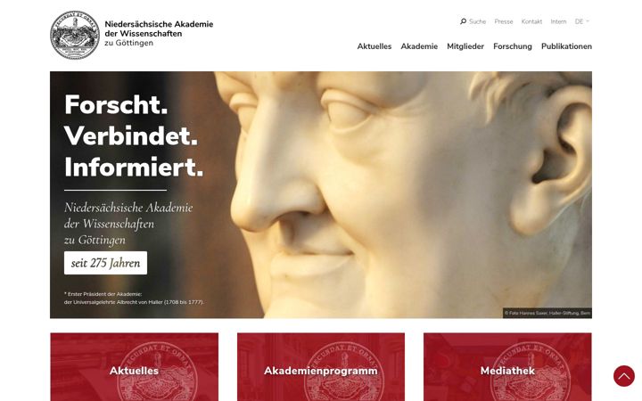 Screenshot of adw-goe.de