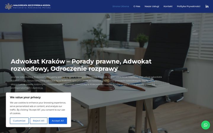 Screenshot of adw-mszk.com