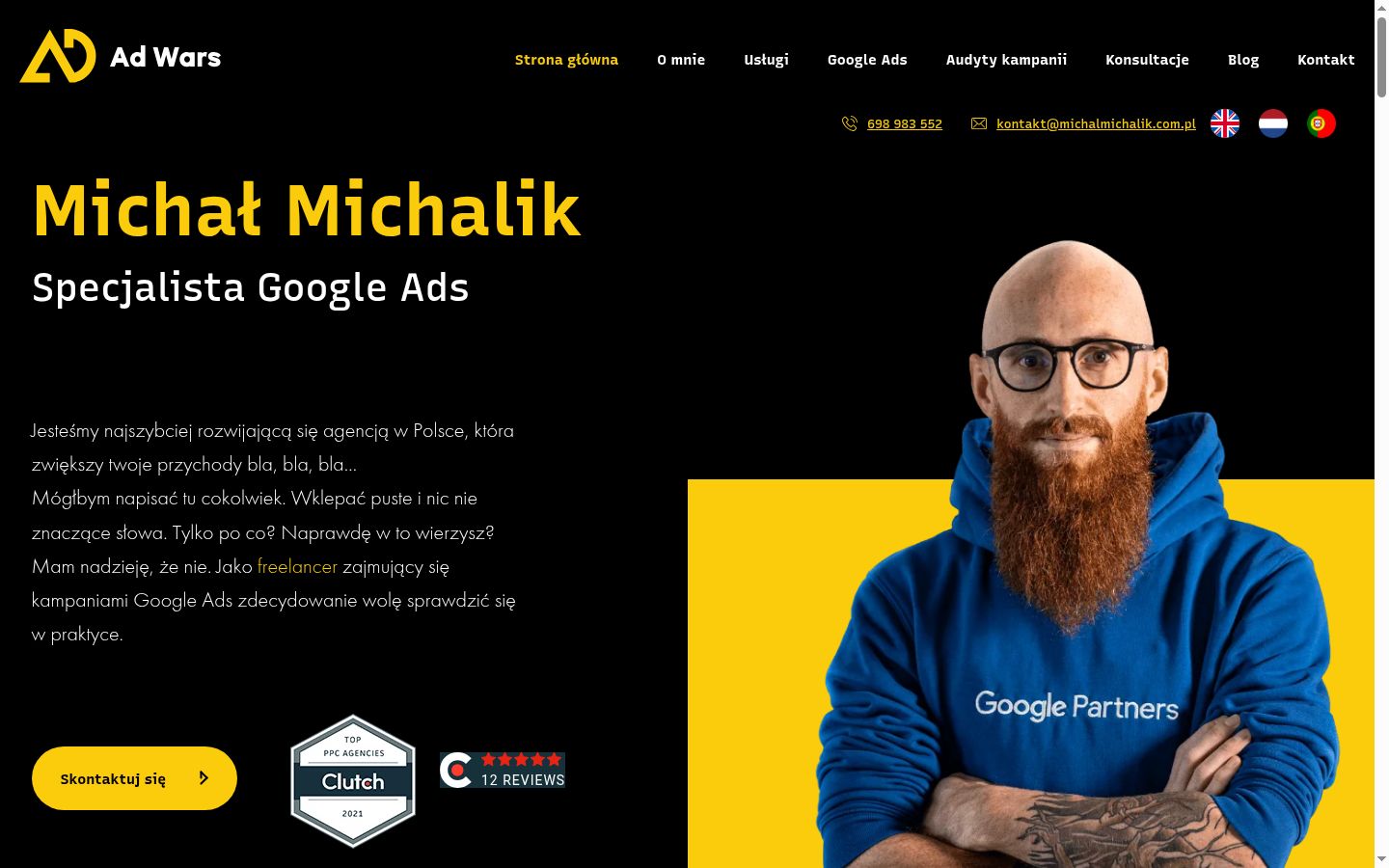 Screenshot tal-banner tal-kunsens muri qabel kwalunkwe interazzjoni