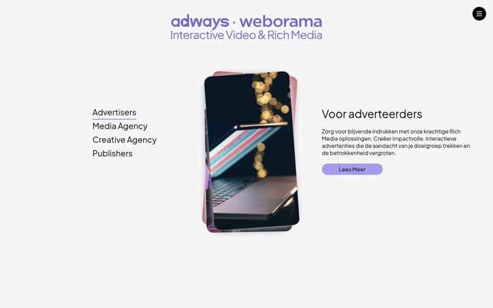Snímek obrazovky adways.com