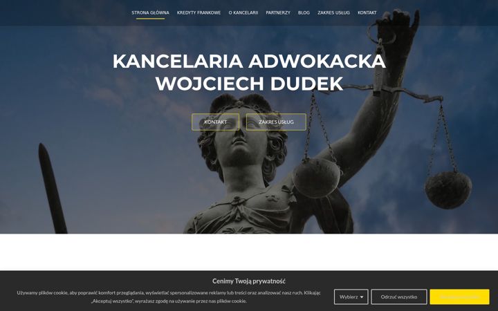 Screenshot of adwdudek.pl