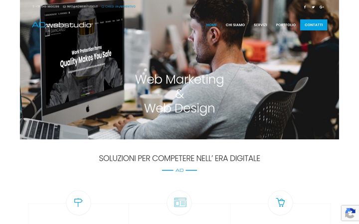 Screenshot of adwebstudio.it