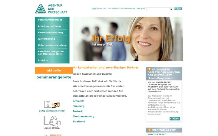 Screenshot of adwi.de