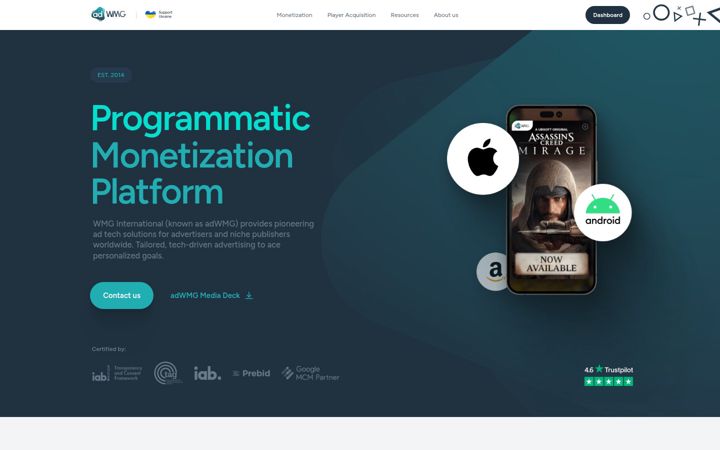 Screenshot of adwmg.com