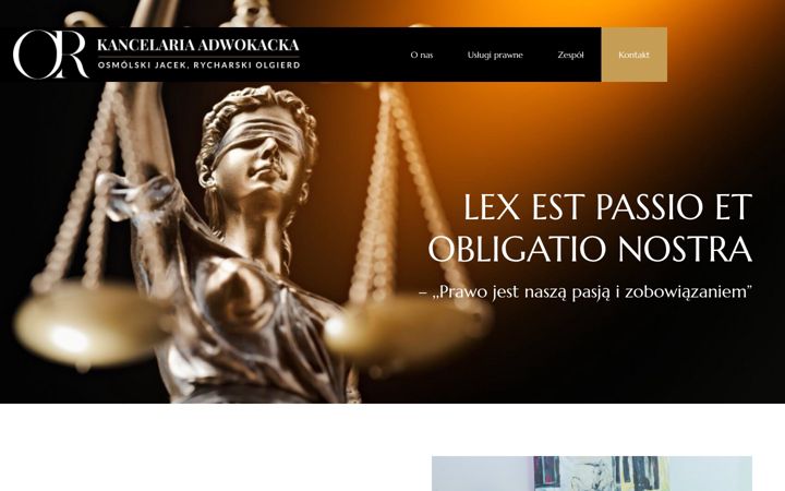 Screenshot of adwokacibialystok.com