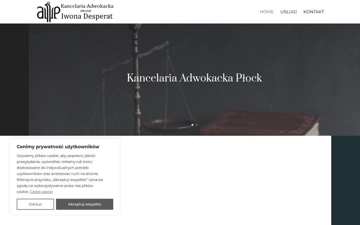 Képernyőkép: adwokaciplock.pl