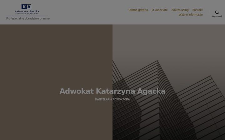 Screenshot του adwokat-agacka.pl