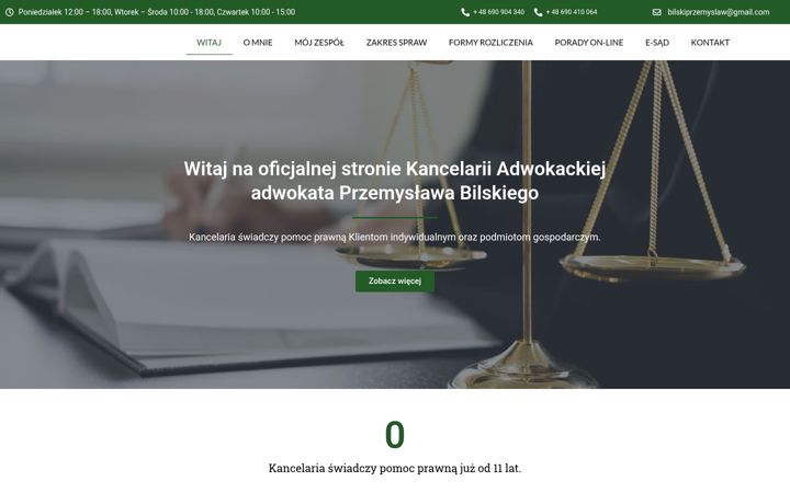 Skærmbillede af adwokat-bilski-chrzanow.pl