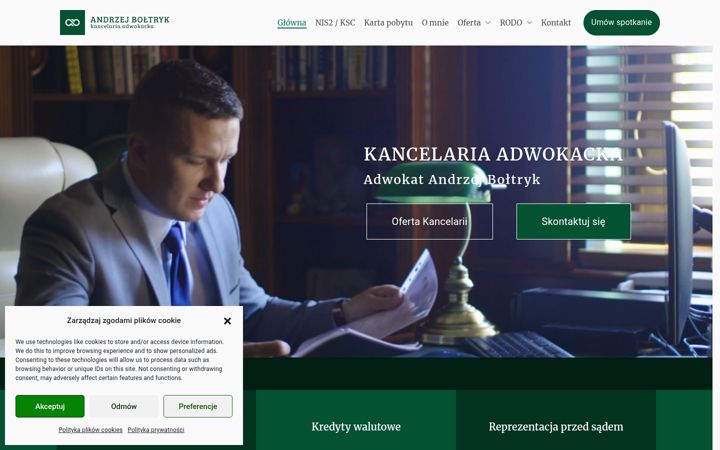 Screenshot του adwokat-boltryk.pl