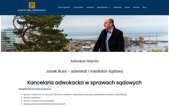 Screenshot του adwokat-buss.pl