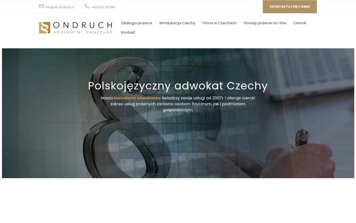 Screenshot του adwokat-czechy.pl