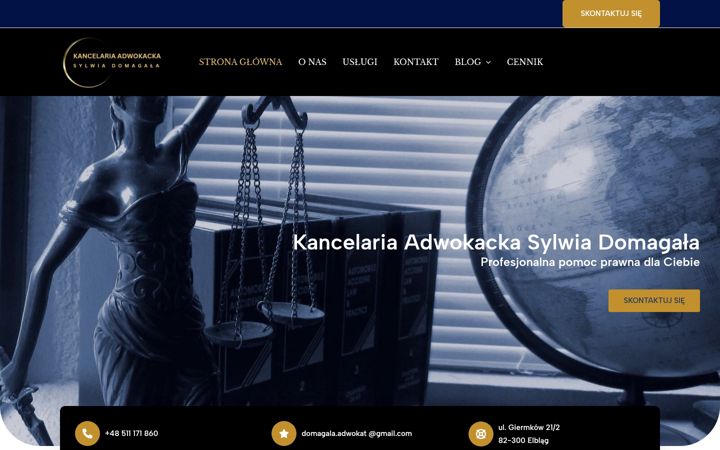 Screenshot του adwokat-domagala.elblag.pl