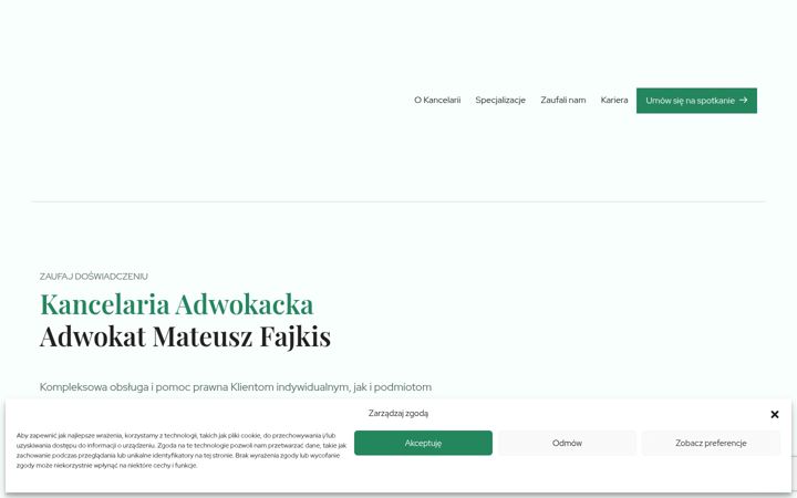 Screenshot του adwokat-fajkis.pl