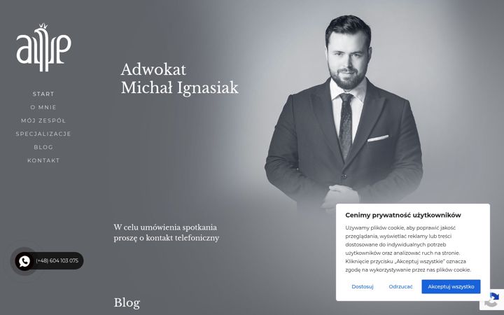 Screenshot του adwokat-ignasiak.pl