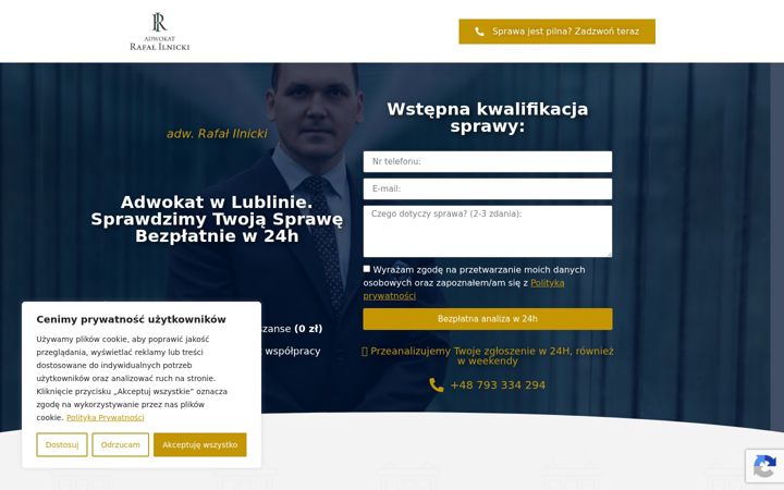 Screenshot του adwokat-ilnicki.pl