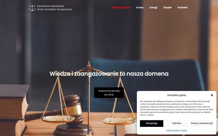Screenshot ta' adwokat-jechalska.pl