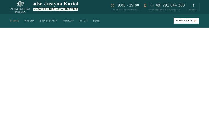 Screenshot του adwokat-justynakoziol.pl
