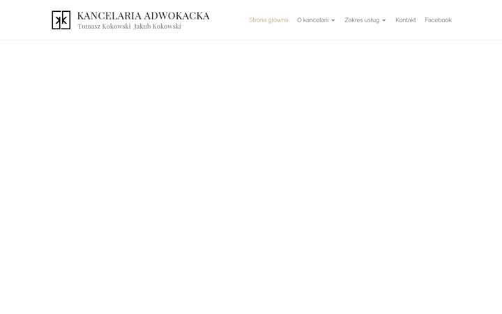 Screenshot ta' adwokat-kokowski.pl