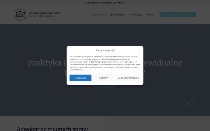 Screenshot του adwokat-kolczyk.pl