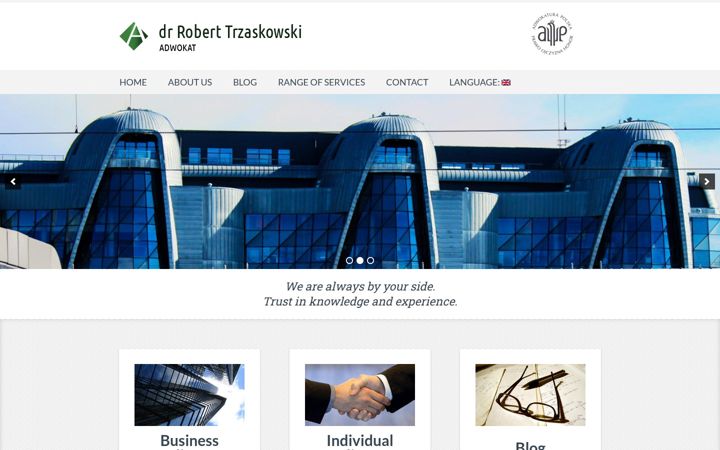 Skjermbilde av adwokat-lodz.net
