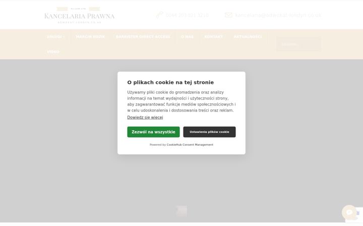 Snímek obrazovky adwokat-londyn.co.uk
