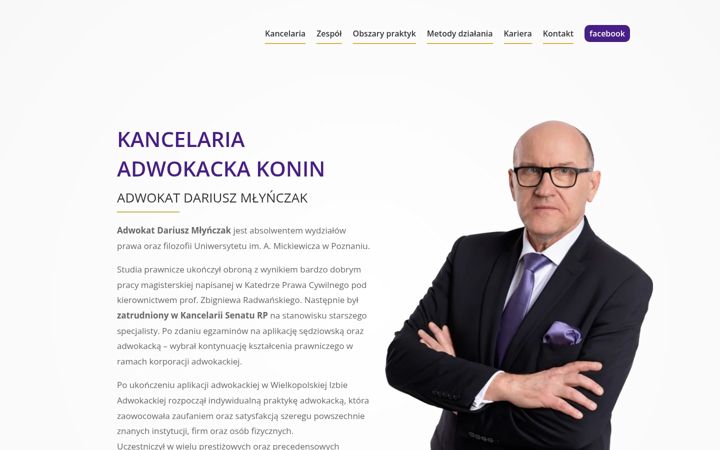Screenshot ta' adwokat-mlynczak.pl