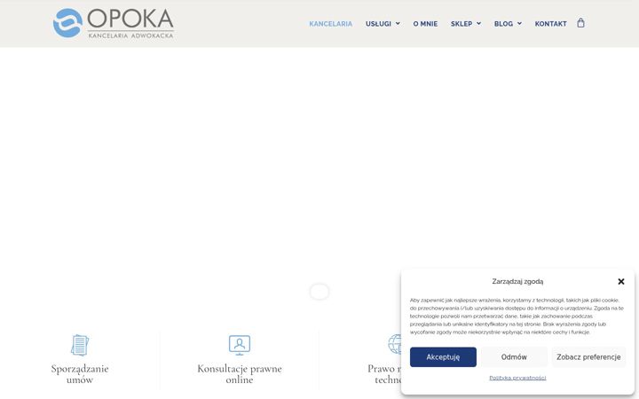 Captură de ecran a adwokat-opoka.pl
