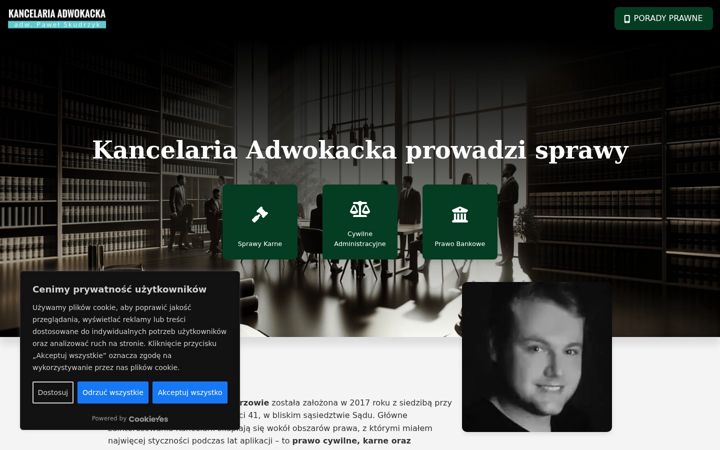 Screenshot ta' adwokat-pawelskudrzyk.pl