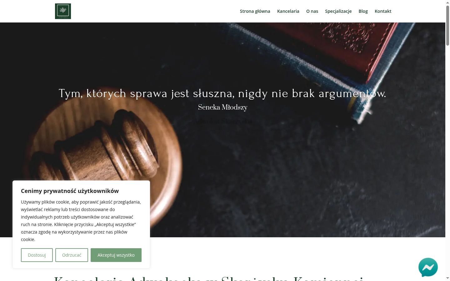 Képernyőkép a bármilyen interakció előtt megjelenő hozzájárulási bannerről