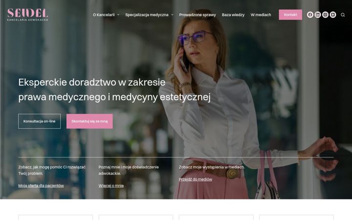 Captura de pantalla de adwokat-seidel.pl